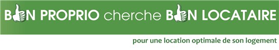 Bon proprio chercher Bon locataire entête